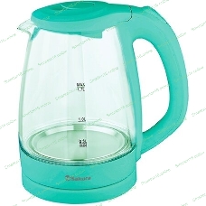 Чайник электрический Sakura SA-2733GR мятный, 1,7 л., 2200 Вт
