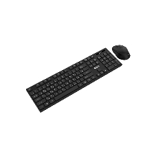 Комплект клавиатура и мышь ABR KW814 черный, интерфейс USB, беспроводной, 2.4G, RU/EN