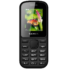 Мобильный телефон teXet TM-130 черный-красный