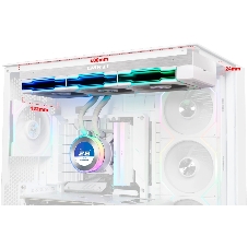 Система жидкостного охлаждения Lian-Li HydroShift II LCD-C 360TL ARGB Soc-AM5/AM4/1700/1851 белый 4-pin 33dB Al+Cu LCD Ret (G89.GHS2LCD36TW.R0)