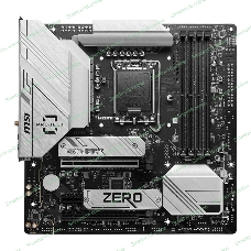 Материнская плата MSI B760M PROJECT ZERO,(Обратное подключение разъемов) LGA 1700, Intel B760, 4xDDR5, 4xSATA, 2xM.2, 1xPCIe 5.0 x16, 1xPCIe 4.0 x4, 1xPCIe x1, 1xHDMI, 1xDP, 3xUSB 3.2 Gen 2, 4xUSB 2.0, 1xUSB 3.2 Gen 2x2, 1x 2.5Gb LAN, 5x3.5 мм, 7.1, mATX