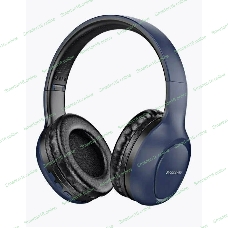 Беспроводные/проводные наушники Borofone BO19 Musique голубой, накладные, Bluetooth + проводной, складная конструкция, до 20 ч