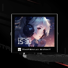Система водяного охлаждения Thermalright Stream Vision 360 Soc-AM5/AM4/1200/1700/1851 черный 4-pin 28.1dB Al LCD Ret (S-VISION-360-BL)