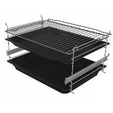 Плита комбинированная Gorenje GKS6C72XF серебристый, конфорок 4 газовых, духовка 71 л, 60 см x 85 см x 60 см