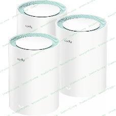 Бесшовный Mesh роутер Cudy M1500 (M1500(3-PACK)) AX1500 10/100/1000BASE-TX (упак.:3шт)