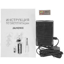 Швейная машина Janome HD6130 белый/зеленый, компьютеризированная, горизонтальный, 30 операций, автоматическая петля