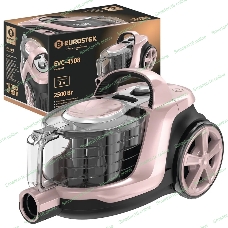 Пылесос Eurostek EVC-4508 розовый/черный, 420/2500 Вт, уборка сухая, пылесборник контейнер 3 л