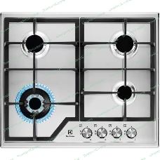 Встраиваемая газовая панель Electrolux CGS6436BX