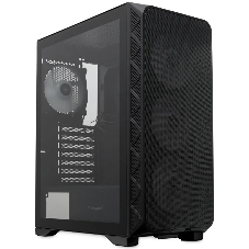 Компьютерный корпус HSPD M521, Mesh Mid Tower, черный, slide TG, 0.45 SPCC, 4x120мм ARGb ATX, mATX, mITX 160/330/184мм 2x2.5