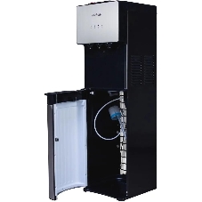 Кулер для воды Hotfrost V400AS, нижняя загрузка, нагрев 90 °С, охлаждение 10 °С, серебристый/черный