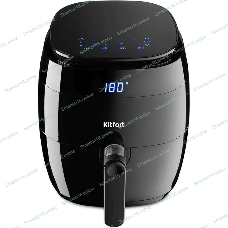 Аэрогриль Kitfort КТ-2202 черный, 1500 Вт, 3.2 л, механическое управление, 8 программ