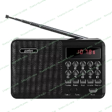 Радиоприемник цифровой Perfeo PALM FM+ 87.5-108МГц/MP3/питание USB или 18650/черный (i90-BL)