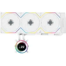 Система жидкостного охлаждения Lian-Li HydroShift II LCD-C 360TL ARGB Soc-AM5/AM4/1700/1851 белый 4-pin 33dB Al+Cu LCD Ret (G89.GHS2LCD36TW.R0)