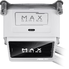 Жидкостная система охлаждения ASUS MAX GAMING LC 360 ARGB LCD WHT белый, алюминий/медь, 2500 об/мин, 35.5 дБ, 4 pin