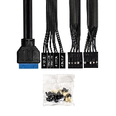 Компьютерный корпус Minitower ExeGate BAA-308MUC-AAA450 (mATX, БП AAA450 с вент. 8см, 1хUSB+1хUSB 3.0+1хTypeC, HD Audio, черный)