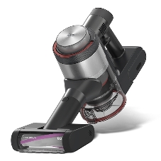 Пылесос вертикальный BQ VCA1005W Aqua Pro PREMIUM серый, питание от аккумулятора, 220 Вт, уборка сухая/влажная, пылесборник 0.5 л
