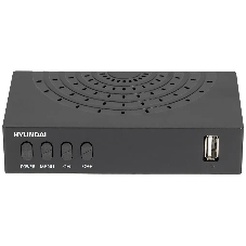 Приставка для цифрового ТВ Hyundai H-DVB440 черный, DVB-T2, DVB-T, DVB-C, HDMI, USB 2.0 x2
