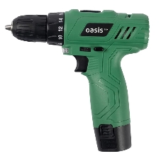 Дрель-шуруповерт Oasis AV-12 Eco, 12 В, 1,3 Ач, 24Нм, щеточный