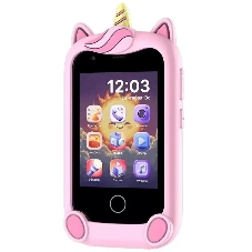 Детский смартфон Elari GamePhone 32Mb, 4Gb, черный/розовый