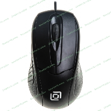 Мышь проводная Oklick 305M черный, 1000 dpi, USB, кнопки - 3