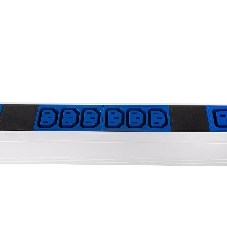 Блок силовых розеток Rem Rem-32, IEC 60320 С13 х 36, IEC 60320 С19 х 6, вход IEC 309, шнур 3 м, 1 863мм, однофазный 32А, автомат + индикатор, серый, 2