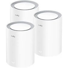 Бесшовный Mesh роутер Cudy M1800(3-Pack) AX1800 10/100/1000BASE-TX белый (упак.:3шт)
