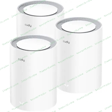 Бесшовный Mesh роутер Cudy M1800(3-Pack) AX1800 10/100/1000BASE-TX белый (упак.:3шт)