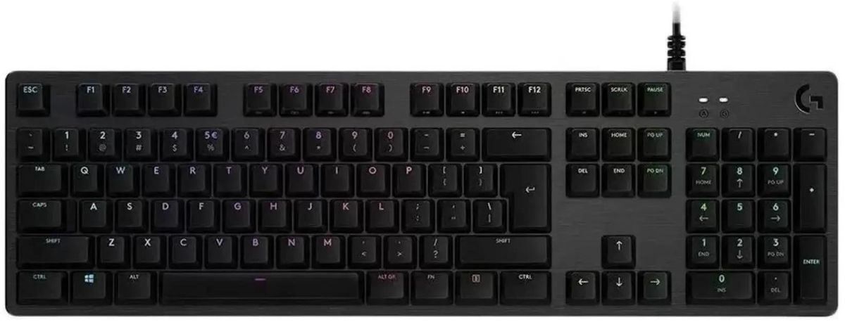 Клавиатура Logitech G512 Red Linear механическая черный USB Multimedia for gamer LED (920-009374)