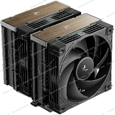 Кулер для процессора DEEPCOOL AK620 G2 LGA1851/1700/1200/115X/AM5/AM4 (8шт/кор, TDP 260W, PWM, DUAL Fan 120мм, 6 тепл. трубок, Copper Base, Wood-grain top cover, черный) RET (R-AK620G2-BKNNMN-GJD)