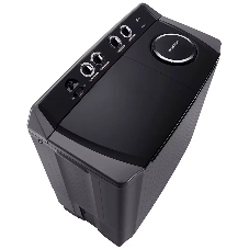 Стиральная машина LG P1861RWNT черный, загрузка вертикальная 18 кг