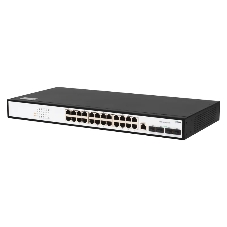Коммутатор SNR SNR-S5110G-24TX, 24×1 Гбит/с + 4×10 Гбит/с SFP+, управляемый