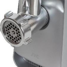 Мясорубка электрическая JVC JK-MG124 белый, 2000 Вт, 2.0 кг/мин, реверс, защита от перегрузки, насадки - 4