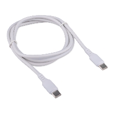 Кабель USB2.0 Cablexpert CC-USB2-CMCM-100-1M-W, Type-C/Type-C, 5A, 100Вт, PD/QC3.0, медь, 1м, белый, пакет