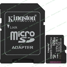Флеш карта microSDXC 128Gb Kingston SDCS3/128Gb Canvas Select Plus + adapter