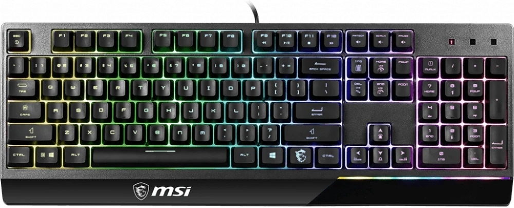 Клавиатура MSI Vigor GK30 проводная, USB Type-A, чёрный