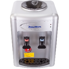 Кулер для воды Aqua Work 0.7-TKR, верхняя загрузка, нагрев 97 °С, без охлаждения, серебристый