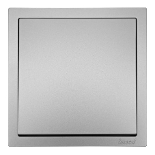 Выключатель 1-кл. СП ZIMA IP20 10А безвинт. зажим серый матовый LEZARD 704-7488-100QC