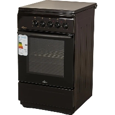 Плита электрическая Flama L FE 14010 B коричневый эмаль (металлическая крышка)
