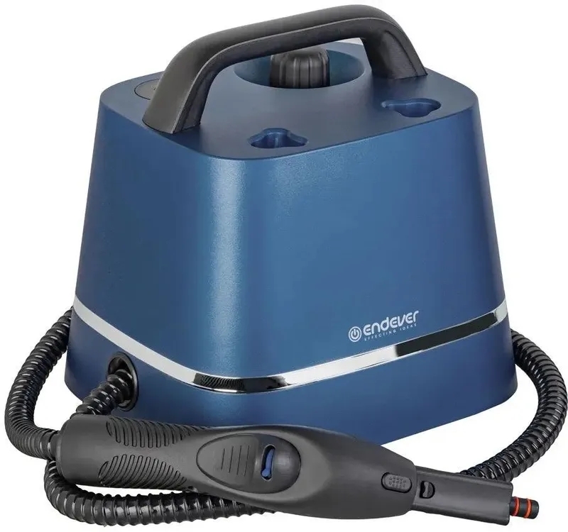 Пароочиститель Endever Odyssey Q-810 синий, напольный, 2200 Вт, 65 г/мин, 1500 мл