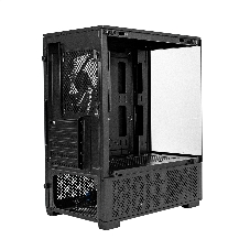 Компьютерный корпус Minitower ExeGate i3 SEA LE-NPX750 (mATX, БП 750NPX, 1хUSB+1хUSB 3.0, HD аудио, черный, передняя и боковая панели - закаленное стекло)