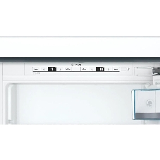 Холодильник Bosch KIS87AFE0 Встраиваемый двухкамерный 177.2х54.1х54.5 см, 272 (211+64) л, LED Освещение, зона свежести Hydrofresh, BigBox в морозилке