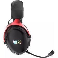 Гарнитура Acer OHR401 чёрный, беспроводная + проводная, USB/Bluetooth/mini jack 3.5 мм, до 55 ч, подсветка