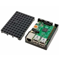 Корпус ACD RA182 black для микрокомпьютера Raspberry Pi 3 черный ABS Plastic Building Block case for Raspberry Pi 3