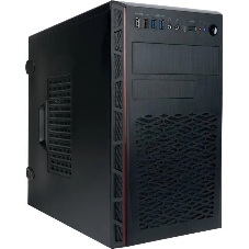 Компьютерный корпус Mini Tower InWin EMR065 черный U3.0*2+U2.0*2 A(HD) +intrusion switch mATX