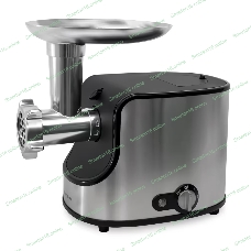 Мясорубка электрическая Samtron MG-105 серебристый , 1600 Вт, 1.6 кг/мин, реверс, защита от перегрузки, насадки - 8