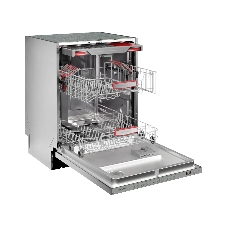 Встраиваемая посудомоечная машина Kuppersberg GHS 6036, High-Tech, 60 см, 16 комплектов, 3 корзины, 8 программ, отсрочка старта, автоматическое открывание двери, LED подсветка, сенсорное управление, луч на полу, половинная загрузка, UV-лампа, энергоэффективность А