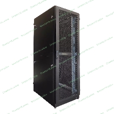 Шкаф серверный напольный 42U (800 1200) дверь перфорированная, задние двойные перфорированные