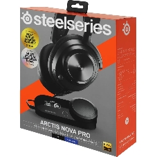 Гарнитура SteelSeries Arctis Nova Pro чёрный, проводная, USB