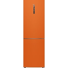 Холодильник Haier C2F636CORGU1 оранжевый двухкамерный 256/108 л морозилка снизу, No Frost