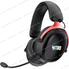 Гарнитура Acer OHR401 чёрный, беспроводная + проводная, USB/Bluetooth/mini jack 3.5 мм, до 55 ч, подсветка